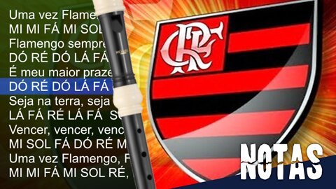 Hino do Flamengo - Cifra melódica
