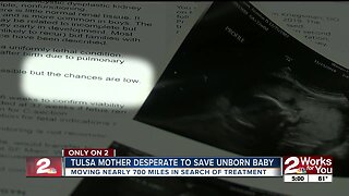 Tulsa mother desperate to save unborn baby