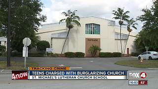 4 teens arrested for stealing from church school