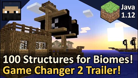 Biome Specific Structure Generator! Game Changer 2 Short Video! Minecraft Java 1.12! Tyruswoo Minecraft