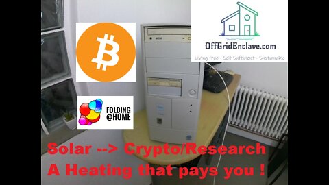 Solar to Crypto/Research - A Heating that pays you ! How to use spare electric energy