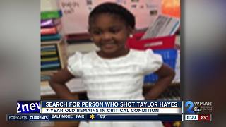 Search for person who shot Taylor Hayes