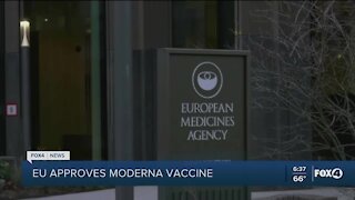 EU approves Moderna vaccine