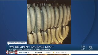 Sausage Shop offers carry-out sausages