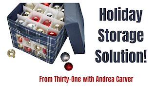 Holiday Storage Solution from Thirty-One with Andrea Carver
