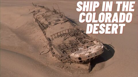 Ship in the Colorado desert