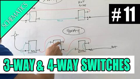 Episode 11 - SCHEMATICS How 3way and 4way Switches Work