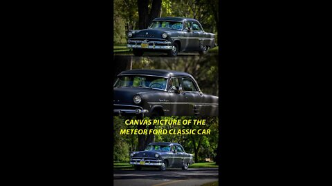 Canvas Picture of the Meteor Ford Classic Car #Mereor_Ford #Ford #classiccars