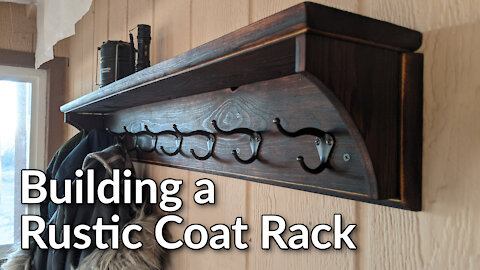 Building a Rustic Coat Rack
