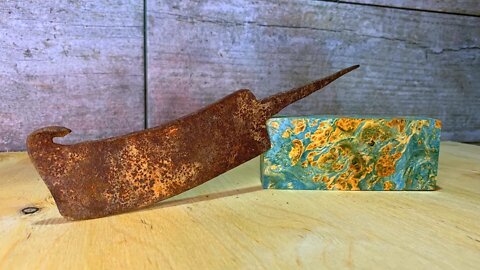 Restoration of a Cleaver from a 1000 year old city. You've Never Seen a Handle like this before.