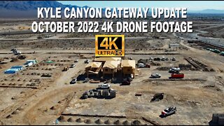 Kyle Canyon Gateway October 2022 Update 4K Drone Footage