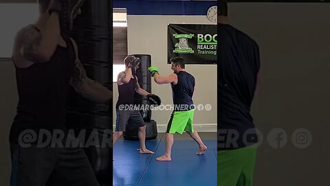 Morning Punch Pad Workout with Dr Marc Bochner #doctormarcbochner #realselfdefense