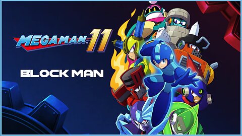 Batalha épica: Enfrentando o Block Man em Megaman 11!
