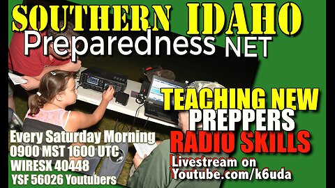 Livestream - Teaching New Preppers Radio Skills