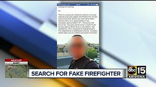 Case Grande officials warning against fake firefighter