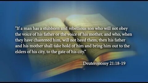Deuteronomy 21:15-22:12; August 14, 2022; He Who is Hanged is Accursed of God