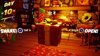 Fortnite Winterfest - DAY 10 Opening Up GIFTS