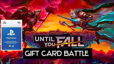 Until you Fall. PSVR2 gift card battle. #psn