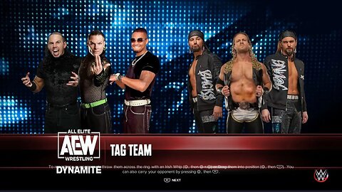 AEW Dynamite The Elite vs The Hardys and Brother Zay for the ROH World Six-Man Tag Team title