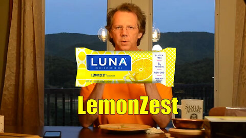 Luna LemonZest Gluten Free Snack Bar Review