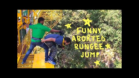 The Funny Bungee Jump in Rishikesh