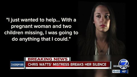 “It’s horrific”: Christopher Watts’ mistress speaks as sentencing in Frederick murders draws near