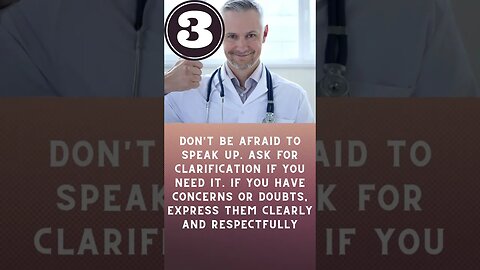 How To Question Your Doctor Firmly But Respectfully #shorts