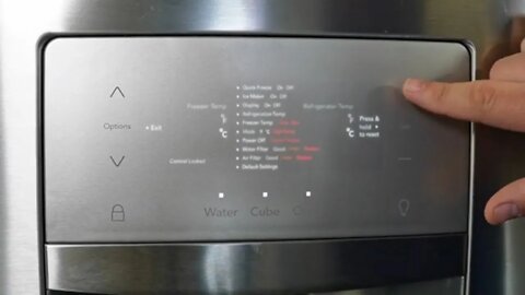 Frigidaire Refrigerator - How to do a Forced Defrost, System Test, Error Code Lookup