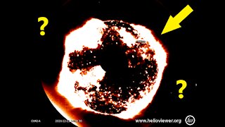 Meteoroid passes below sun,Solar flares and anomalies