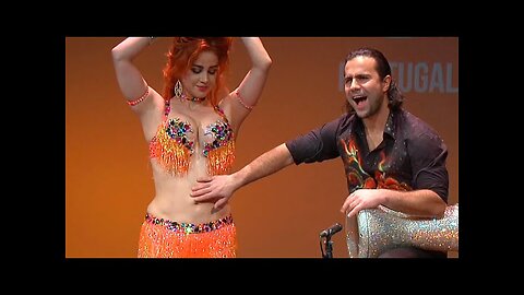 Oxana Bazaeva and Artem Uzunov belly dance drums | Darbuka Tabla solo