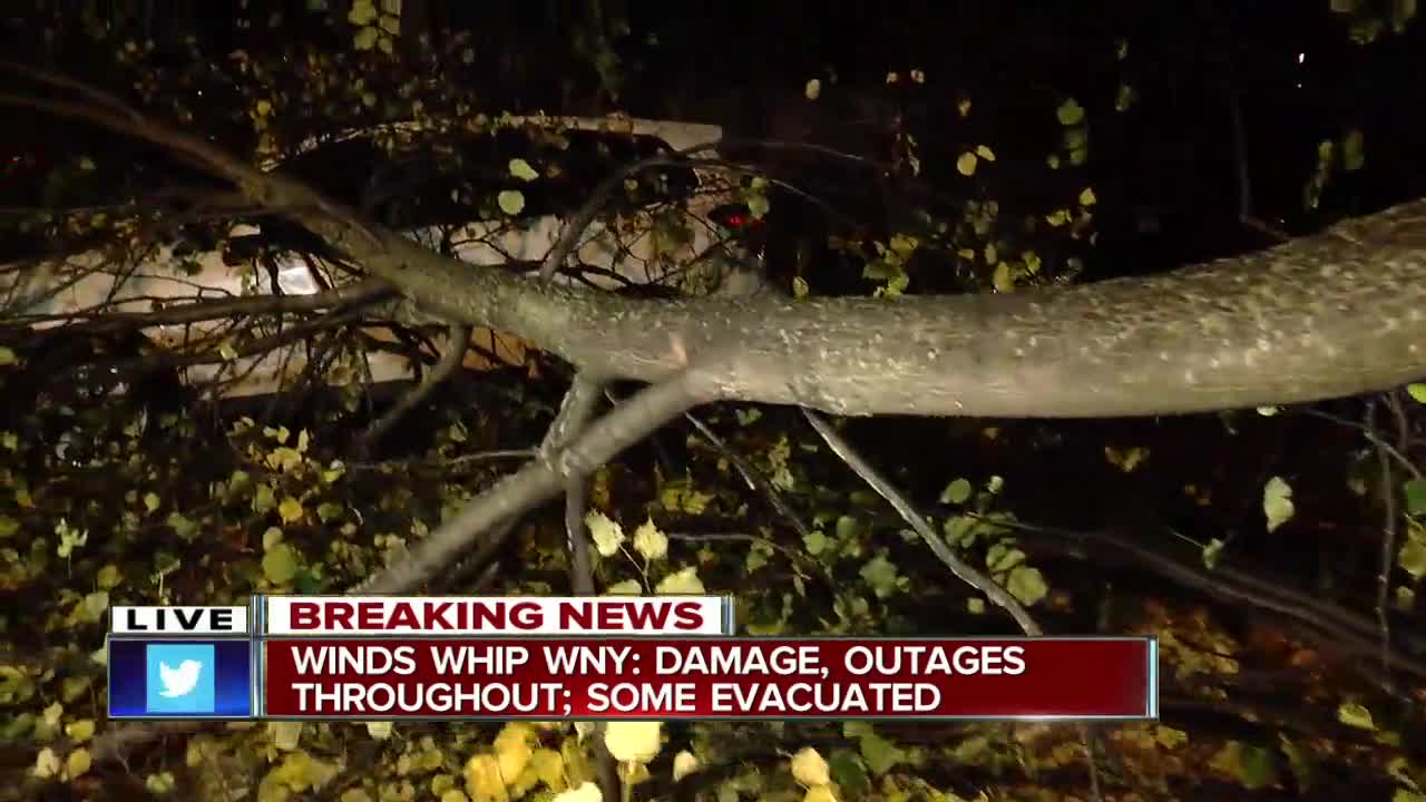 Power outages, flooding, and downed trees causing majors problems across Western New York