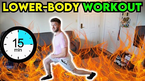 15 Minute Lower-Body Home Workout (no equipment)