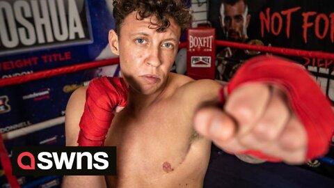 Britain's first transgender male boxer fights against cisgender male opponents