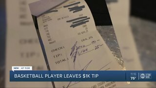 NBA's Andre Drummond leaves $1,000 tip for Florida waitress