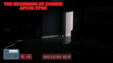 ASMR - Zombie Apocalypse Indoors Ambience Radio 📻☢️ | Horror, Realism, Live, Sheltering from Outside