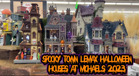 Spooky Town Lemax Halloween Houses At Michaels 2023