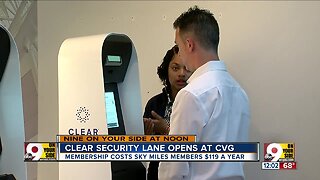 New technology at CVG allows fliers to move through security faster