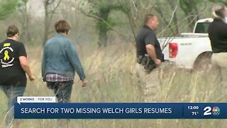 Search for two missing Welch girls resumes