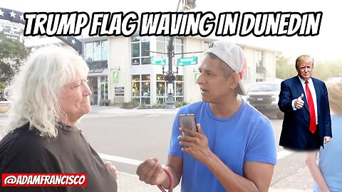 Trump Flag Wave in Dunedin, FL