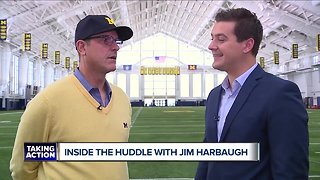 Inside the Huddle: Harbaugh talks win over Penn State, Chris Webber's visit