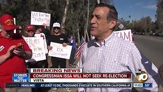Rep. Darrell Issa will not seek re-election