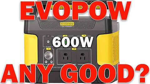 Evopow 600W Portable Power Station