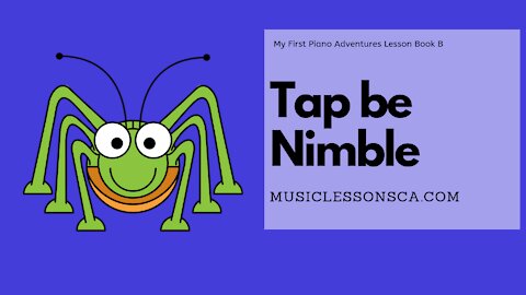 Piano Adventures Lesson Book B - Tap be Nimble