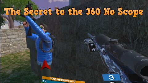 The secret to the 360 no scope - Population One