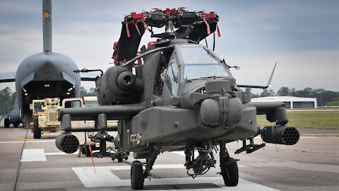 AH-64 Apache Load On & Unload Out of Aircraft