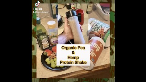 Pea and Hemp Protein Shake