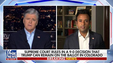 Ramaswamy Warns Liberal Justices 'Bought Some Leash' With 9-0 Ruling As More Trump Cases Lie Ahead