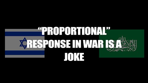 This reporter was NOT ready for this answer about "proportional" responses in war