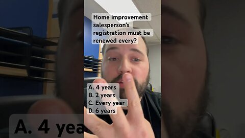 Home improvement salesperson