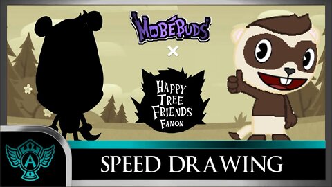 Speed Drawing: Happy Tree Friends Fanon - Basil | Mobebuds Style